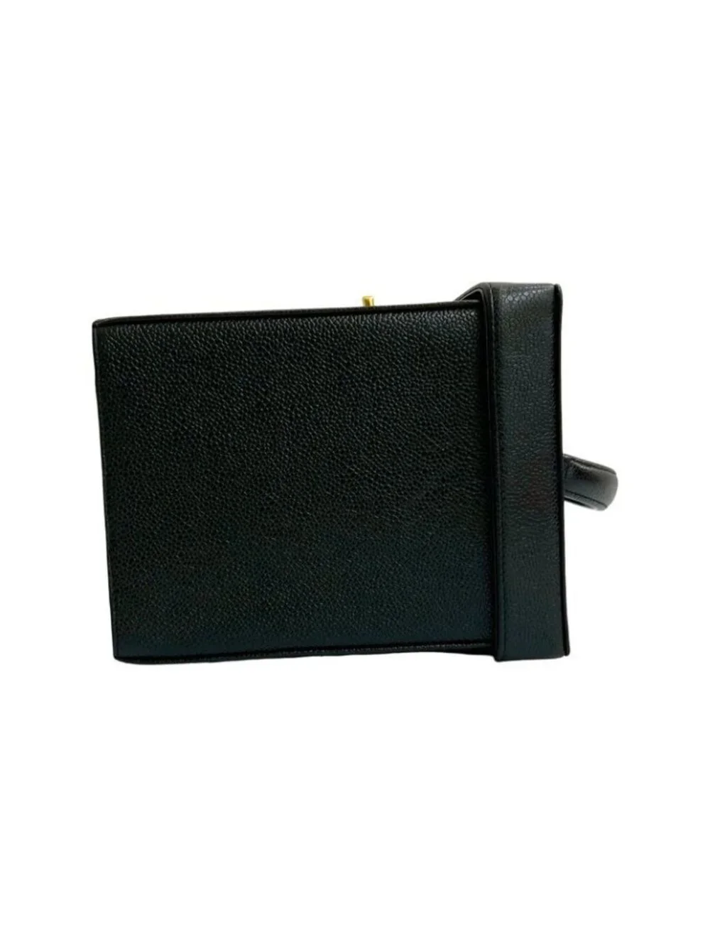 Chanel CC Logo Matte Caviar Leather 2-Way Shoulder Bag - Picture 5 of 9